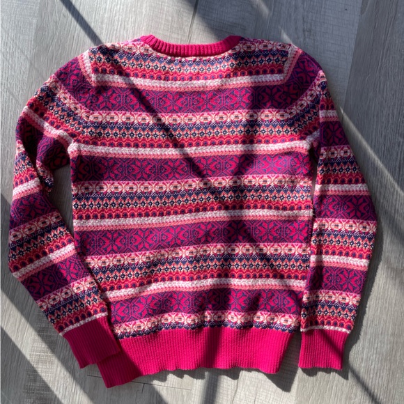 J. Crew Factory girl’s holiday fairisle sweater, size 14-16 years. - Picture 8 of 8